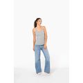 Camiseta 100% algodón de tirantes mujer