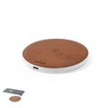 Cargador Qi RoHS 15W Cuero Reciclado