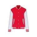 Cazadora béisbol unisex Red / White S
