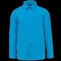 Camisa de polialgodón hombre Bright Turquoise Xl