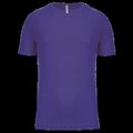 Camiseta de deporte hombre poliéster Violet M
