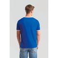 Camiseta de algodón con cuello contrastado
