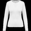 Camiseta de deporte manga larga poliéster White S