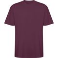 Camiseta oversize de manga corta Rojo Ciruela M