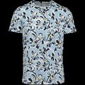 Camiseta diseño tropical hombre Ivory Floral Blue Xxl