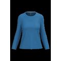 Camiseta algodón de manga larga mujer Light Royal Blue Xl