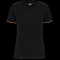 Camiseta mujer antibolitas Black / Orange S