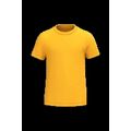 Camiseta Colores lisos 100% algodón Yellow 12/14 Ans