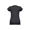 Camiseta Mujer Entallada de Algodón Escote V