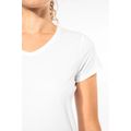 Camiseta cuello de pico mujer
