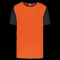Camiseta bicolor infantil Orange / Black 6/8 Ans