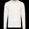 Camiseta hombre manga larga raglán Washed Ivory 3Xl