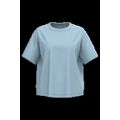 Camiseta algodón orgánico oversize mujer Aquamarine Xxs/Xs
