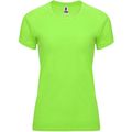 Camiseta Mujer Control Dry Entallada Verde Fluor 2Xl