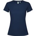 Camiseta técnica entallada para mujer Marino L