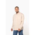 Camisa de algodón con bolsillo y cuello con botones