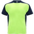 Camiseta técnica transpirable de secado rápido Verde Fluor/Marino M