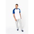 Camiseta bicolor manga corta hombre