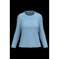 Camiseta algodón de manga larga mujer Sky Blue M