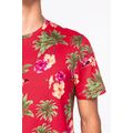 Camiseta diseño tropical hombre