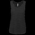 Camiseta tirantes holgada deporte mujer Black Xs