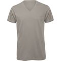 Camiseta Orgánica Cuello de Pico Hombre Light Grey Xxl
