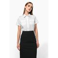 Camisa piloto manga corta mujer