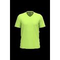 Camiseta de algodón con cuello de pico Lime Xl