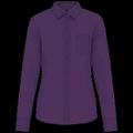 Camisa popelina polialgodón mujer Purple S