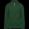 Cárdigan con forro polar hombre Forest Green 4Xl