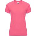 Camiseta Mujer Control Dry Entallada Rosa Lady Fluor S