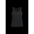 Camiseta 100% algodón de tirantes mujer Black S