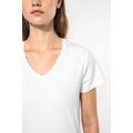 Camiseta cuello de pico mujer