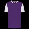 Camiseta bicolor adulto poliéster Sporty Purple / White M