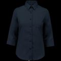 Camisa popelina media manga mujer Navy M