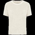 Camiseta infantil vegan Tejido de rizo Ivory 8/10 Ans