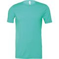Camiseta hombre algodón poliéster Heather Sea Green Xl