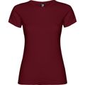 Camiseta de manga corta entallada Granate L