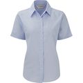 Camisa de manga corta de mujer Oxford Blue M