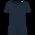Camiseta ajustada algodón orgánico mujer Washed Navy Blue Xs