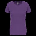 Camiseta de deporte mujer poliéster Violet Xs