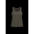 Camiseta 100% algodón de tirantes mujer Dark Khaki S