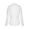 Camisa blanca de popelina mujer