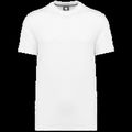 Camiseta algodón orgánico cuello redondo White M