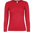 Camiseta clásica manga larga mujer Red L