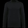 Camiseta algodón cuello redondo manga larga Black M