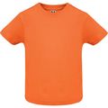 Camiseta de bebé manga corta Naranja 18 Meses