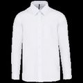 Camisa de polialgodón hombre White 4Xl