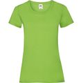 Camiseta entallada mujer 100% algodón Lime S