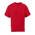 Camiseta oversize de algodón reciclado Rojo Brillante Xs